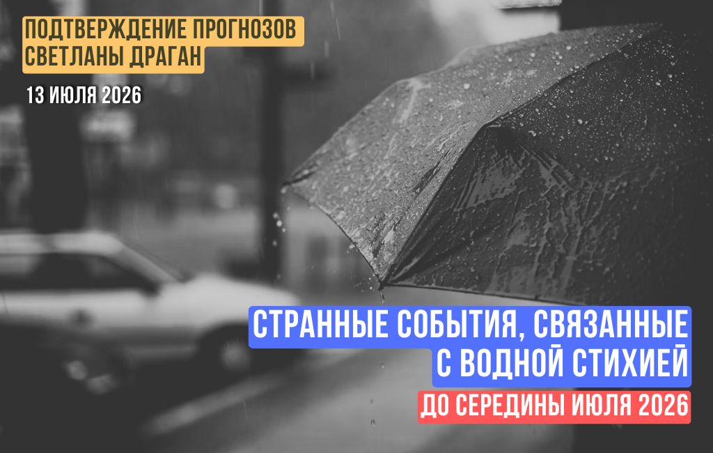 Странные события, связанные с водной стихией