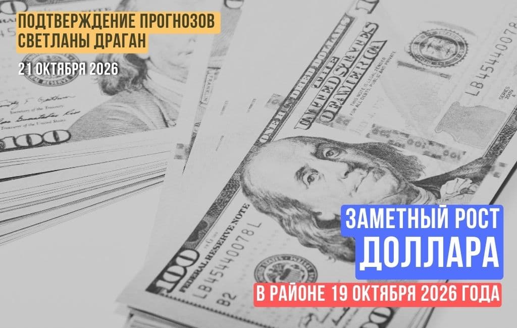 Заметный рост доллара. 19 октября 2026 года